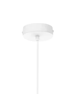 Sale Beliani Lampadario PORONGOS Cartapesta Bianco