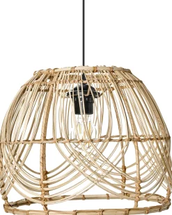 Outlet Beliani Lampadario POSTRERO Rattan Naturale