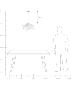 Clearance Beliani Lampadario PUNGWE Tessuto Bianco Bianco Oro