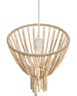 Sale Beliani Lampadario PUSWELI Legno chiaro Marrone