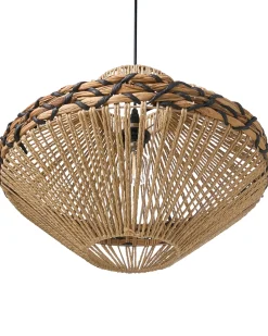 Clearance Beliani Lampadario RABACCA Corda di carta Naturale