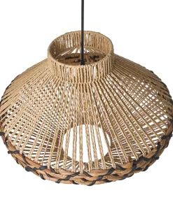 Clearance Beliani Lampadario RABACCA Corda di carta Naturale