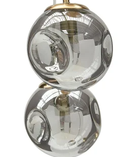 Clearance Beliani Lampadario RALFES Vetro Ottone Ottone Trasparente
