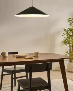 Outlet Beliani Lampadario RASPACULO Metallo Nero