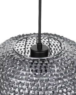 Beliani Lampadario REINE Metallo Argento