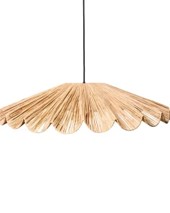 Hot Beliani Lampadario SABOGAL Vimini Naturale Naturale Nero