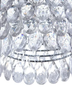 Discount Beliani Lampadario SAUER Argento