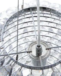 Discount Beliani Lampadario SAUER Argento