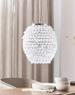 Discount Beliani Lampadario SAUER Argento