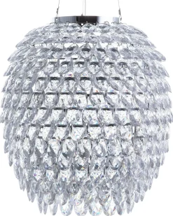 Discount Beliani Lampadario SAUER Argento