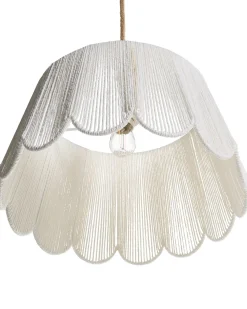 Best Beliani Lampadario SEBAKWE Corda di carta chiaro Beige