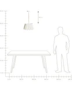 Best Beliani Lampadario SEBAKWE Corda di carta chiaro Beige