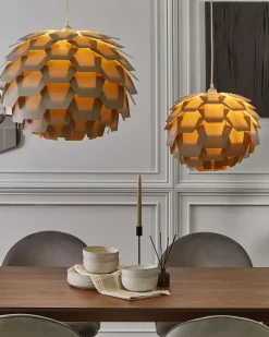 Outlet Beliani Lampadario SEGRE L Grigio