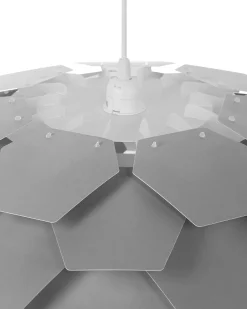 Outlet Beliani Lampadario SEGRE L Grigio