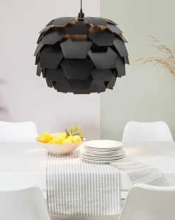 Hot Beliani Lampadario SEGRE L Nero