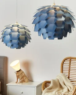 New Beliani Lampadario SEGRE S Blu