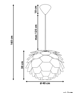 New Beliani Lampadario SEGRE S Blu