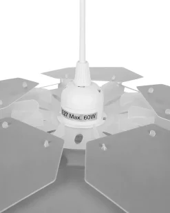 New Beliani Lampadario SEGRE S Grigio