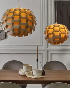 New Beliani Lampadario SEGRE S Grigio