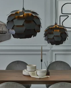 Clearance Beliani Lampadario SEGRE S Nero