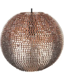 New Beliani Lampadario SEINE Metallo Rame