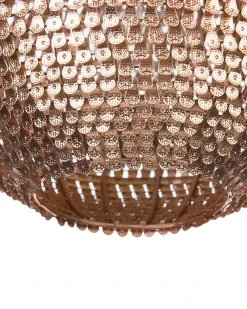 New Beliani Lampadario SEINE Metallo Rame