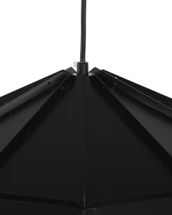Hot Beliani Lampadario SENIA Metallo Nero