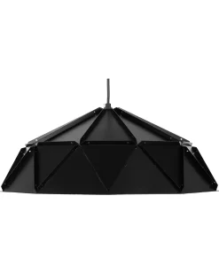 Hot Beliani Lampadario SENIA Metallo Nero
