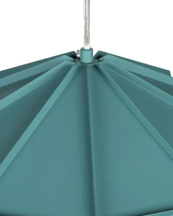 Beliani Lampadario SENIA Metallo Turchese Blu