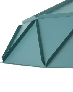 Beliani Lampadario SENIA Metallo Turchese Blu