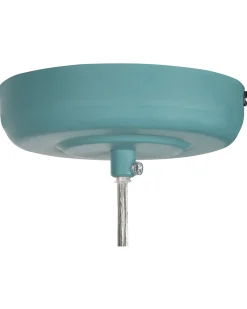 Beliani Lampadario SENIA Metallo Turchese Blu