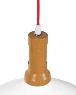 Clearance Beliani Lampadario SEPIK Metallo Bianco Bianco Oro