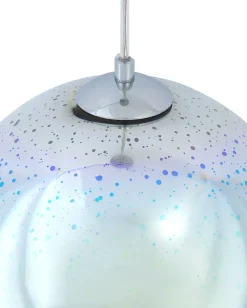 Sale Beliani Lampadario SESSERA Vetro Argento