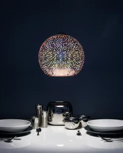 Discount Beliani Lampadario SESSERA Vetro Rame