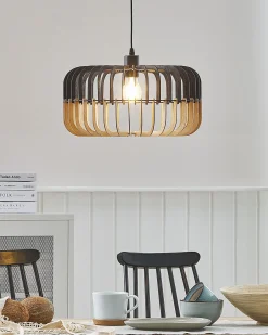 New Beliani Lampadario SOUS Marrone/Nero Marrone Nero
