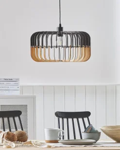 New Beliani Lampadario SOUS Marrone/Nero Marrone Nero