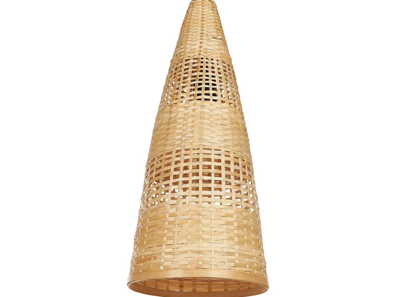 Best Beliani Lampadario SUAM Bambù Naturale Marrone