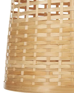 Best Beliani Lampadario SUAM Bambù Naturale Marrone