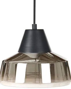 Clearance Beliani Lampadario TALPARO Vetro Oro Oro Nero