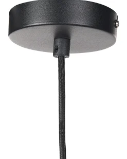 Clearance Beliani Lampadario TALPARO Vetro Oro Oro Nero