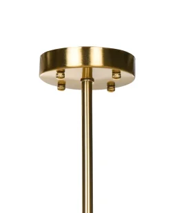 Online Beliani Lampadario TEMASH Vetro Ottone Ottone Trasparente