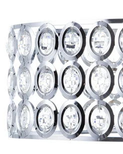 Hot Beliani Lampadario TENNA Metallo Argento