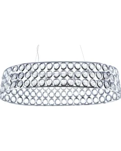 Hot Beliani Lampadario TENNA Metallo Argento