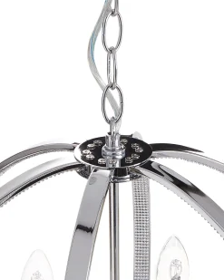 Discount Beliani Lampadario TENOIRO Metallo Argento