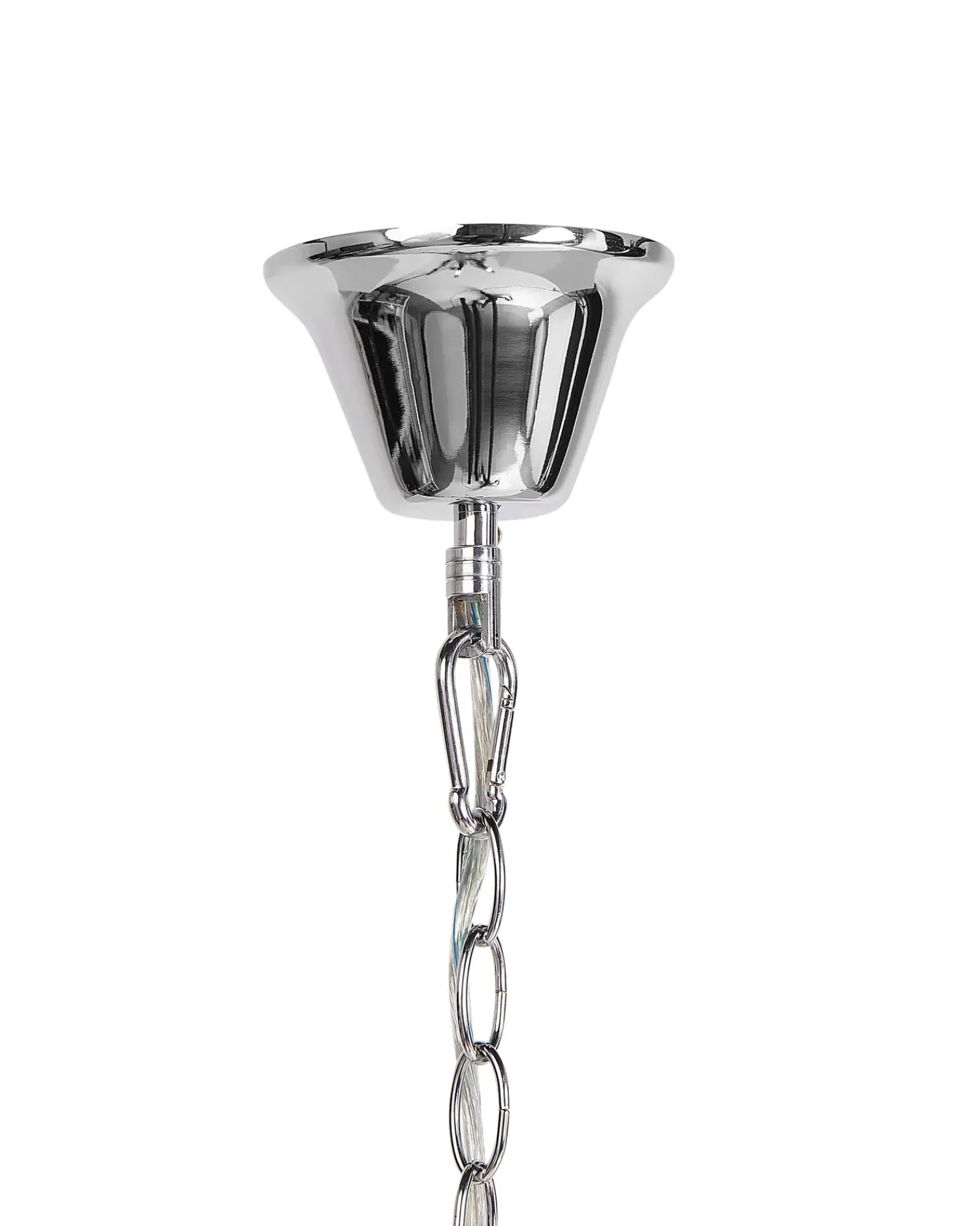 Discount Beliani Lampadario TENOIRO Metallo Argento
