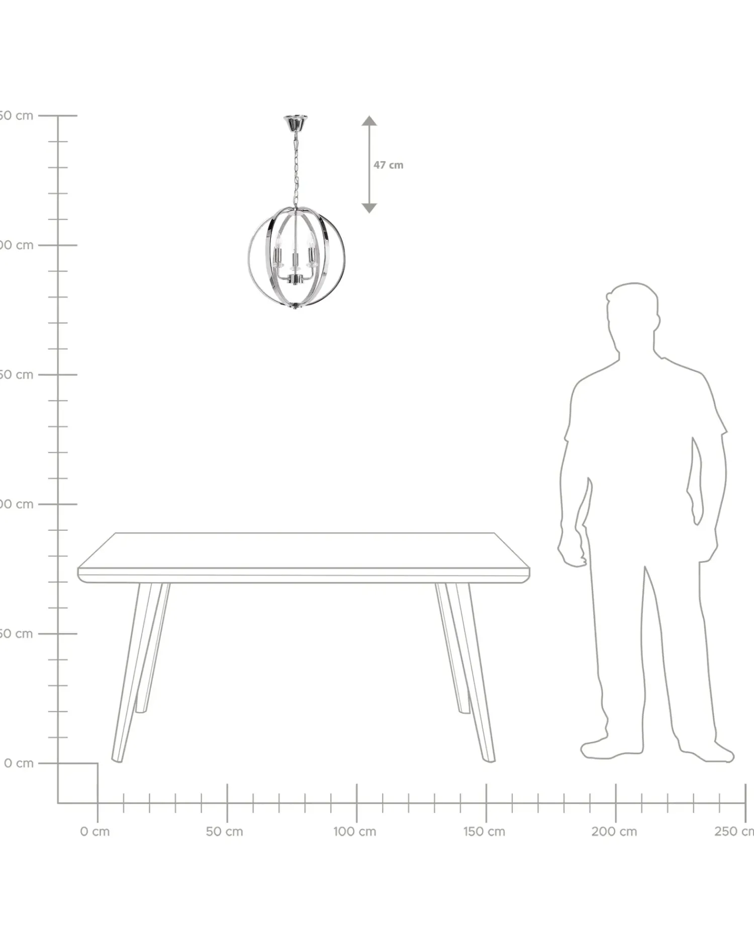 Discount Beliani Lampadario TENOIRO Metallo Argento