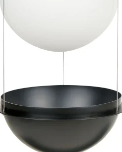 Outlet Beliani Lampadario TOBINS Vetro Nero