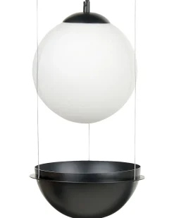 Outlet Beliani Lampadario TOBINS Vetro Nero
