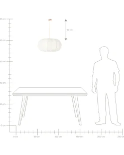 Online Beliani Lampadario TOCUYO Bianco