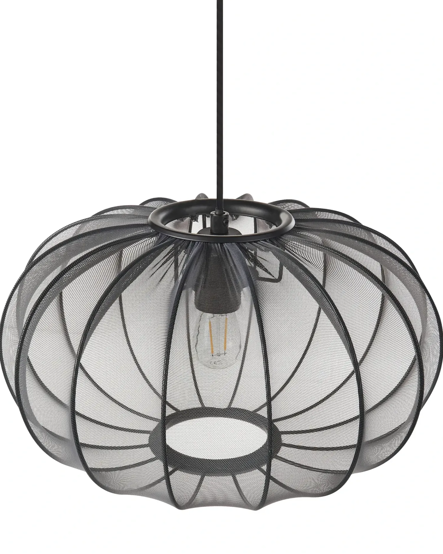 Beliani Lampadario TOCUYO Nero